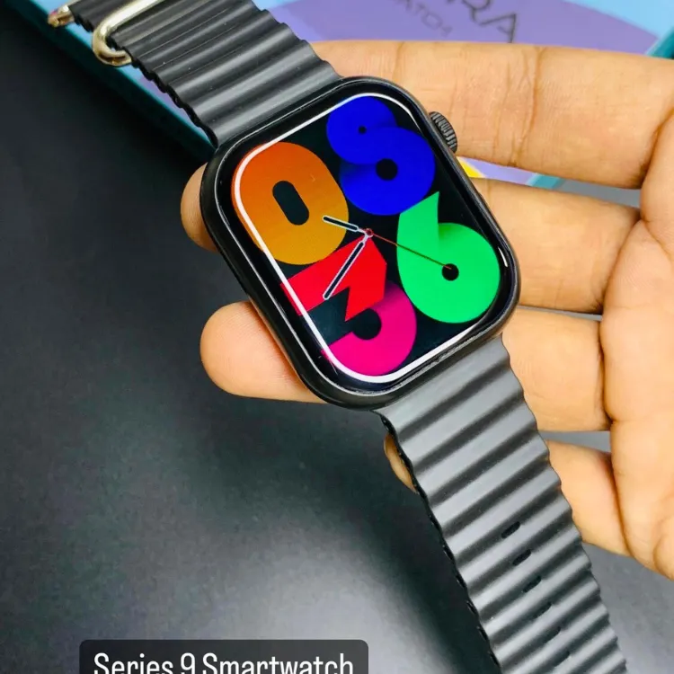 Latest Smart Watch Series 9 | Infinite Display | Very High Quality BLACK | Compatible with Apple iPhone & Android Devices