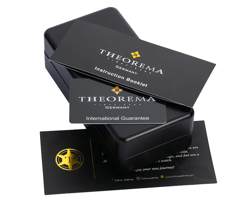 Limited Edition. Lugano Tourbillon by Theorema Germany - GM-904-2 |Silver|