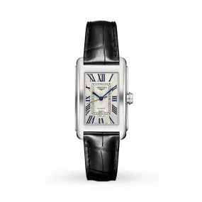 LONGINES DOLCEVITA Automatic Date Watch on Leather Strap L57574710