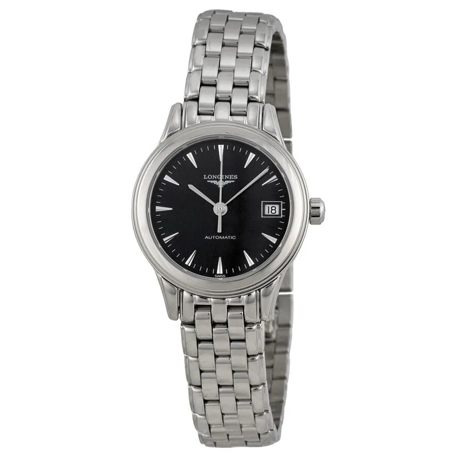 Longines Flagship Automatic Black Dial Ladies Watch L42744526 L4.274.4.52.6