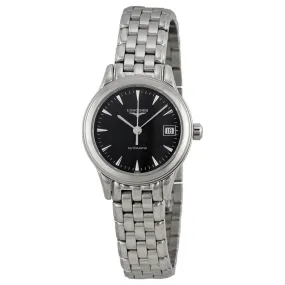 Longines Flagship Automatic Black Dial Ladies Watch L42744526 L4.274.4.52.6