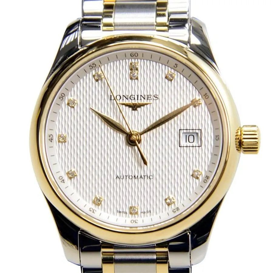 Longines Master Collection Automatic Diamond White Dial Ladies Watch L2.257.5.77.7