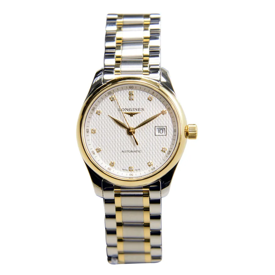 Longines Master Collection Automatic Diamond White Dial Ladies Watch L2.257.5.77.7