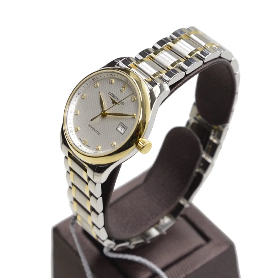 Longines Master Collection Automatic Diamond White Dial Ladies Watch L2.257.5.77.7