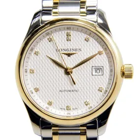 Longines Master Collection Automatic Diamond White Dial Ladies Watch L2.257.5.77.7