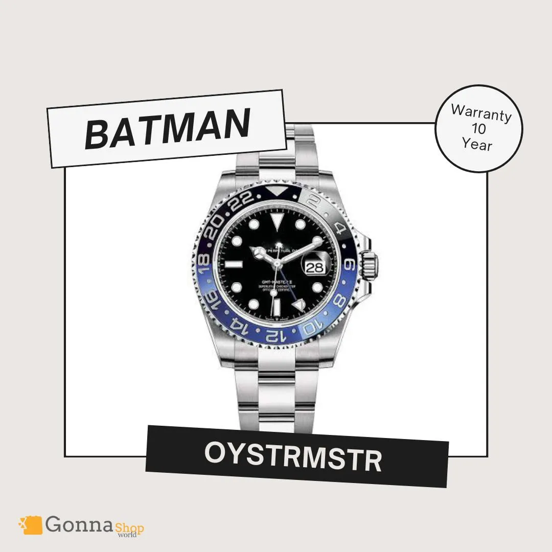 Luxury Watch Mastr II GM Work Batman Oystr