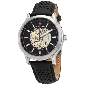 Maserati Legend Automatic Black Skeleton Dial Men's Watch R8821138002