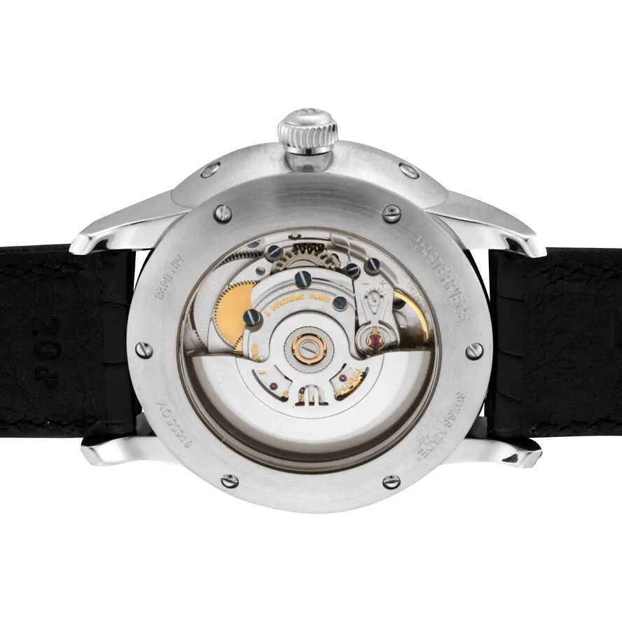 Maurice Lacroix Masterpiece Phase De Lune Automatic Silver Dial Men's Watch MP6428-SS001-11E