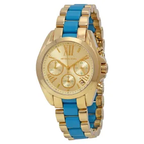 Michael Kors Bradshaw Chronograph Champagne Dial Ladies Watch MK5908