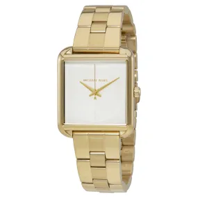 Michael Kors Lake White Dial Ladies Gold Tone Watch MK3644