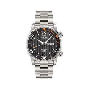 MIDO MULTIFORT BLACK DIAL STAINLESS STEEL MEN'S WATCH M005.930.11.060.00