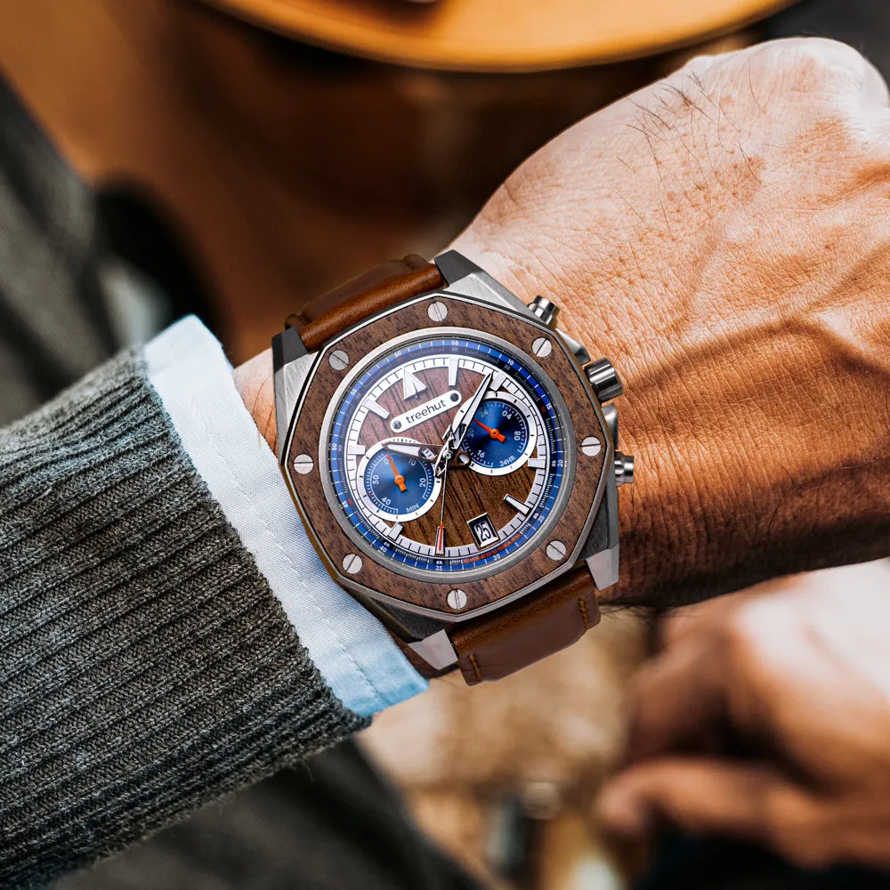 Mission Walnut Cognac Leather