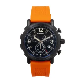 Morphic M93 Series Chronograph Strap Watch w/Date - Orange