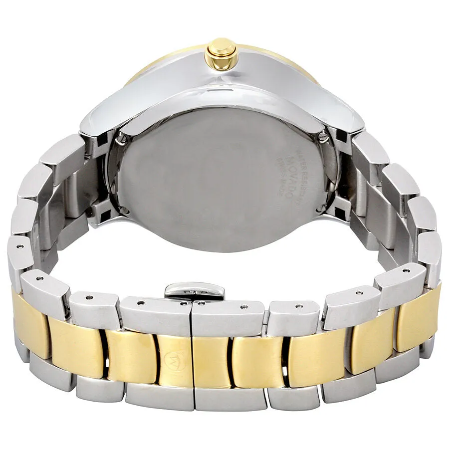Movado Bellina Motion Silver Metallic White Mother of Pearl Dial Ladies Smart Watch 0660005
