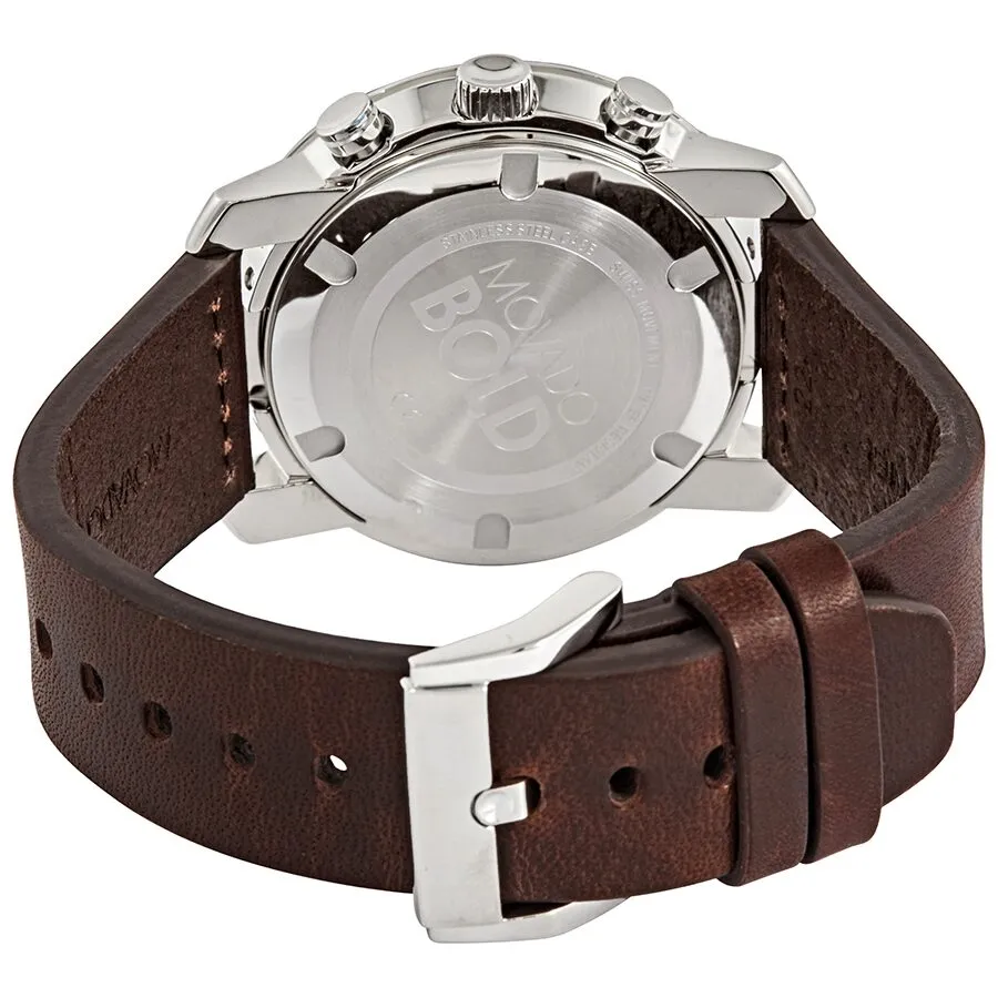 Movado Bold Chronograph Quartz Silver Dial Men's Watch 3600465