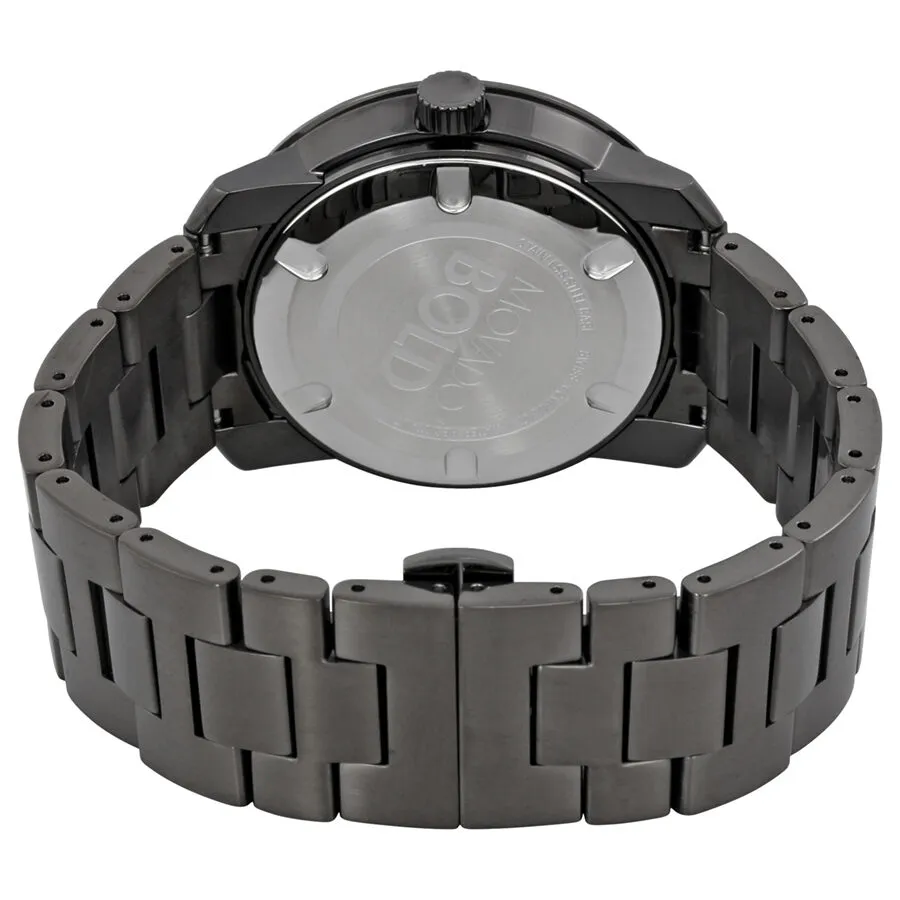 Movado Bold Gunmetal Diamond Dial Quartz Men's Watch 3600375