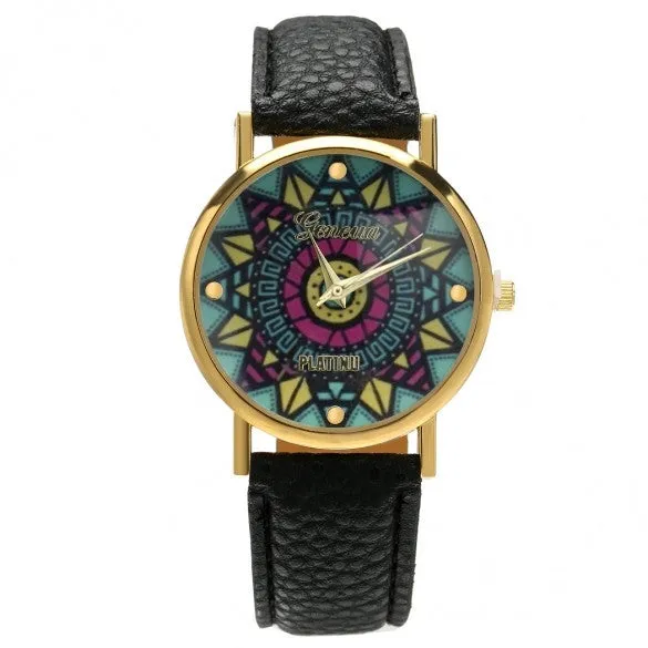 New Fashion Women Casual Retro Style Wristwatch Alloy Elegant Quartz Watch