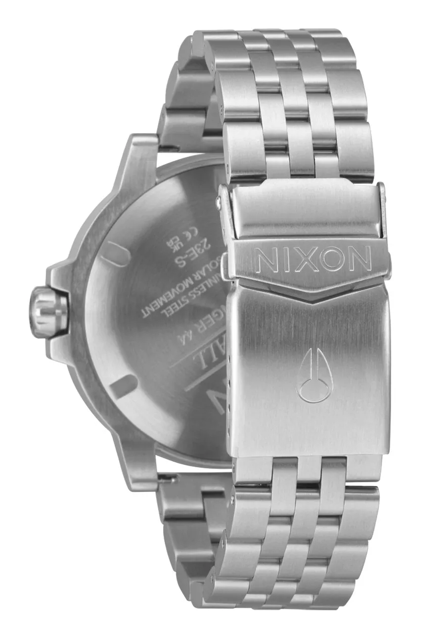 Nixon "Stinger 44" Solar Watch in Silver | *Excluded from the Free Shipping offer