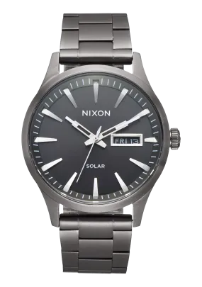 Nixon Sentry Stainless Steel Solar Watch