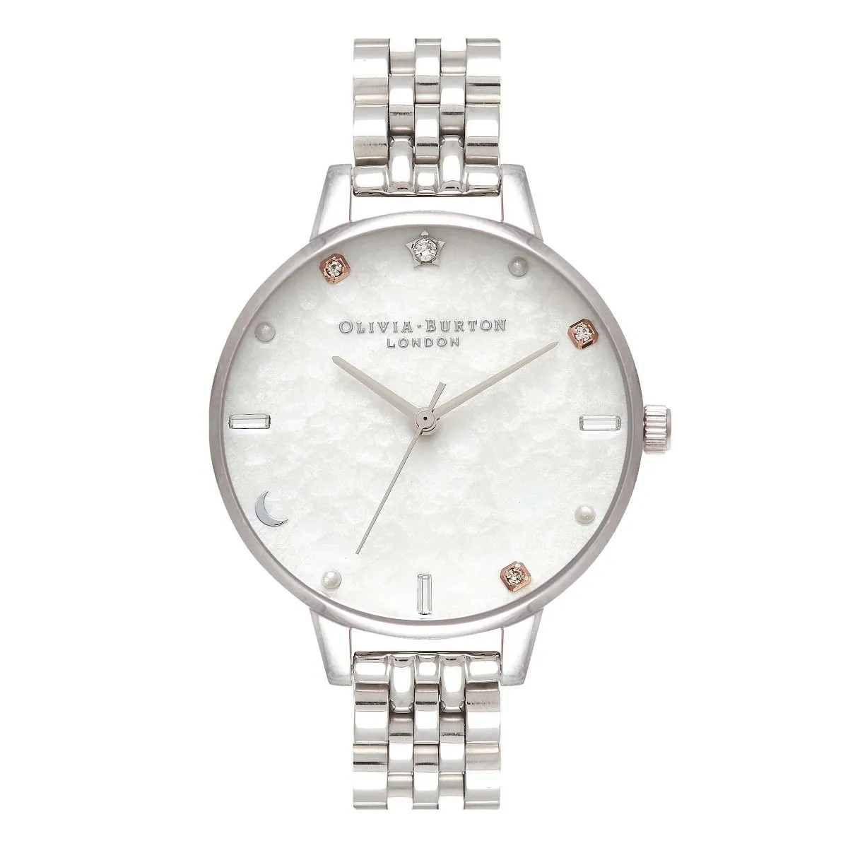 Olivia Burton Stainless Steel Celestial Watch