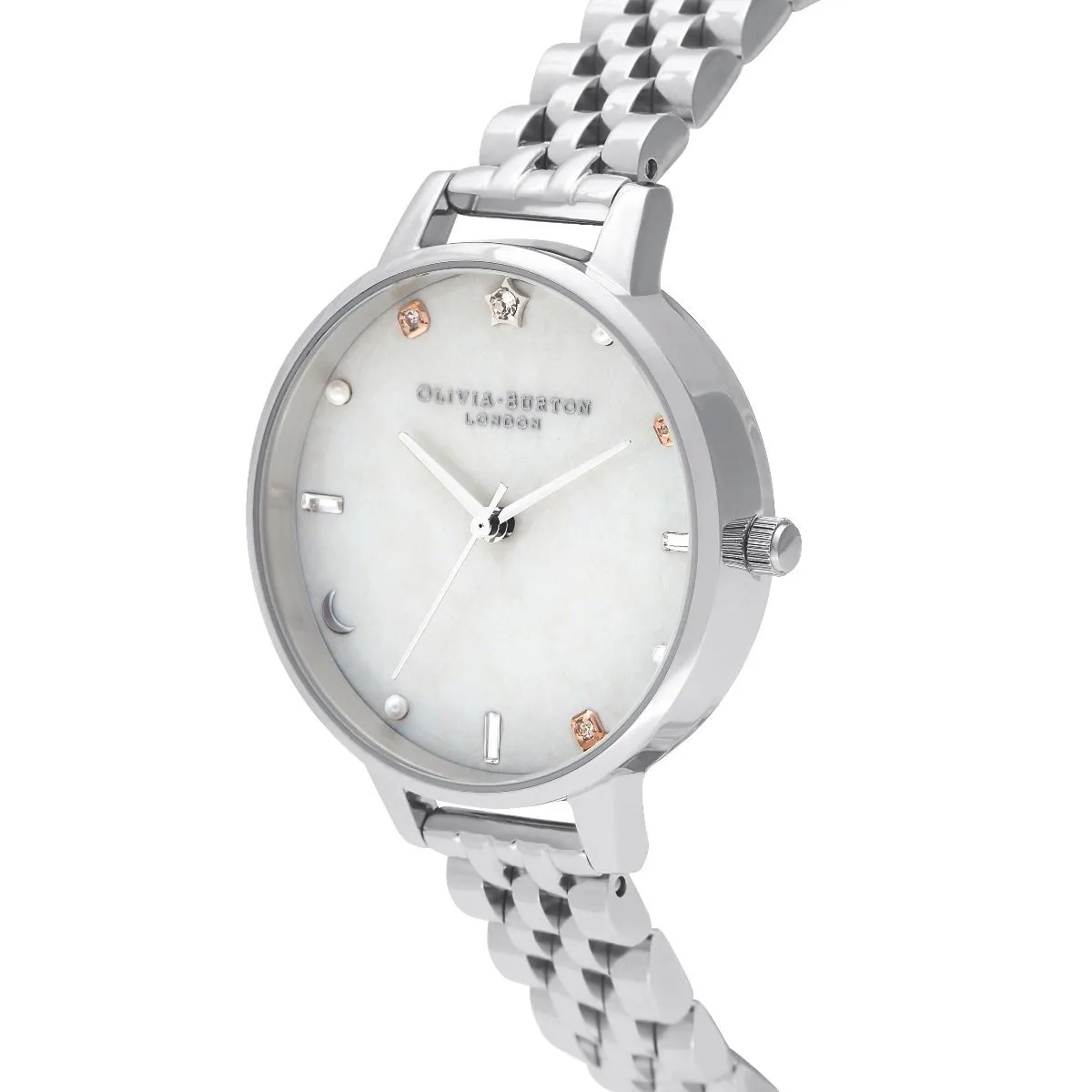Olivia Burton Stainless Steel Celestial Watch