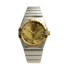 Omega Constellation Automatic Chronometer Diamond Ladies Watch 123.25.38.21.58.002