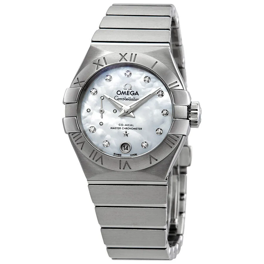 Omega Constellation Automatic Mother of Pearl Dial Ladies Watch 127.10.27.20.55.001