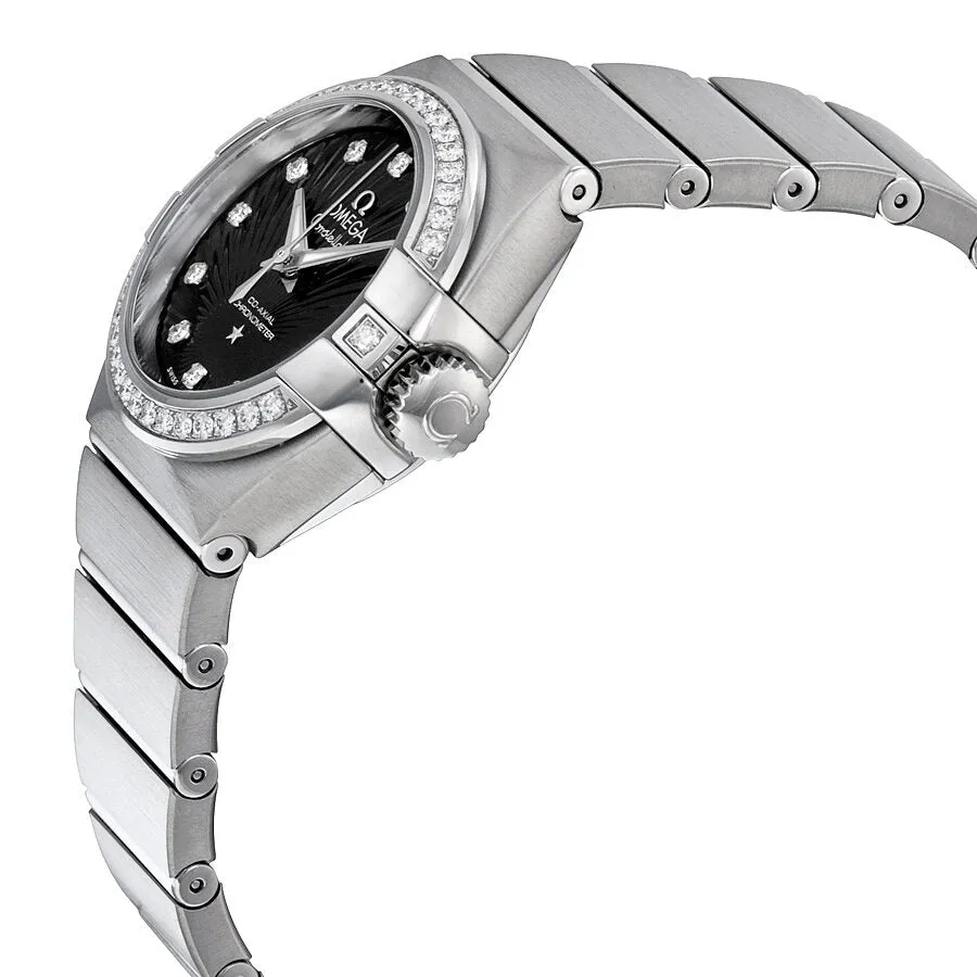 Omega Constellation Chronometer Automatic Diamond Ladies Watch 123.15.27.20.51.001