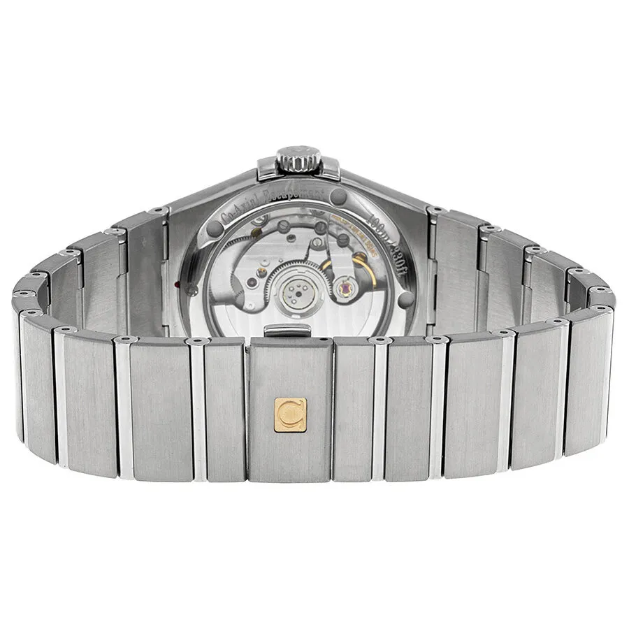 Omega Constellation Silver Diamond Dial Stainless Steel Men's Watch 123.10.35.20.52.002