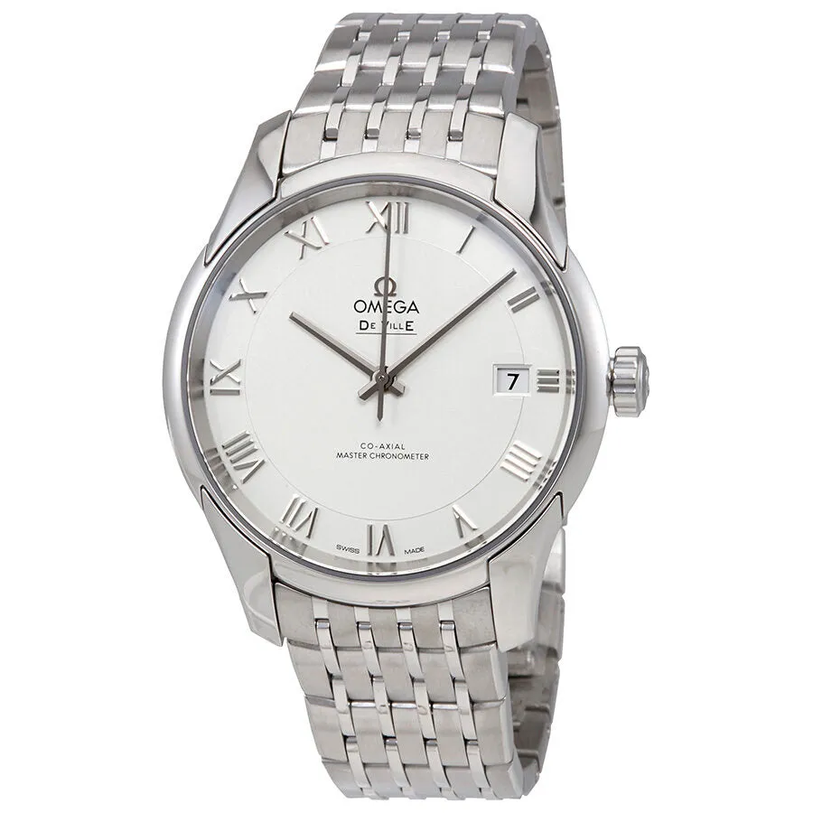 Omega De Ville Hour Vision White Dial Stainless Steel Men's Automatic Watch 43310412102001 433.10.41.21.02.001