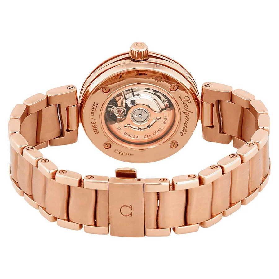 Omega De Ville Ladymatic 18K Rose Gold Automatic Ladies Watch 425.60.34.20.55.001