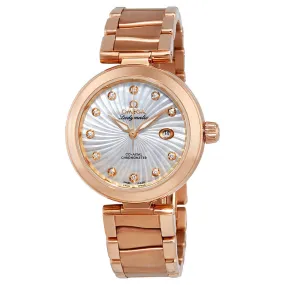 Omega De Ville Ladymatic 18K Rose Gold Automatic Ladies Watch 425.60.34.20.55.001
