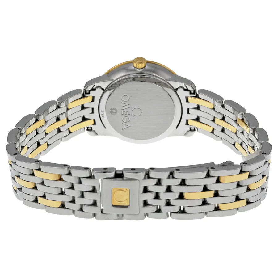 Omega DeVille Prestige Mother of Pearl Diamond Dial Ladies Watch 42420246055001