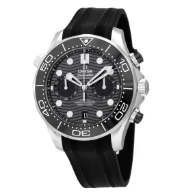 Omega Seamaster 300 Master Co-Axial Chronograph Automatic Chronometer Black Dial Watch 210.32.44.51.01.001