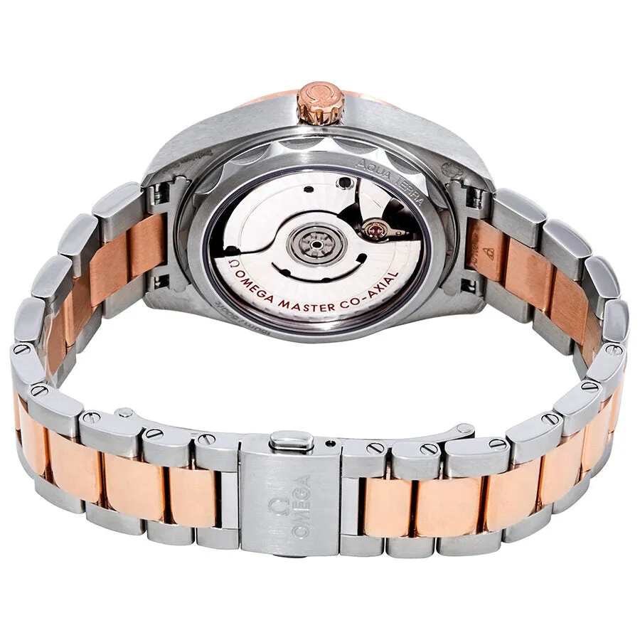 Omega Seamaster Aqua Terra Automatic Chronometer Diamond Blue Dial Ladies Watch 220.20.34.20.53.001