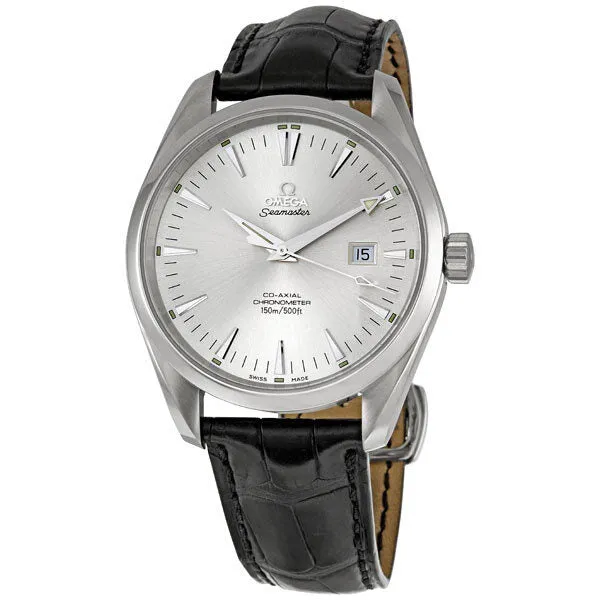 Omega Seamaster Aqua Terra Leather Strap Men's Watch 2802.30.31