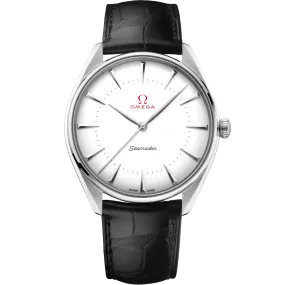 Omega Seamaster Olympic Official Timekeeper 39.5 mm, Canopus Gold™ on leather strap