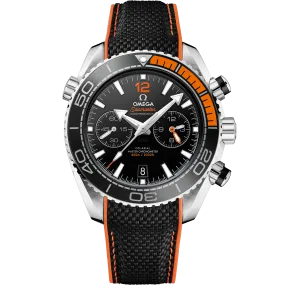 Omega Seamaster Planet Ocean 600M 45.5 mm, steel on rubber strap
