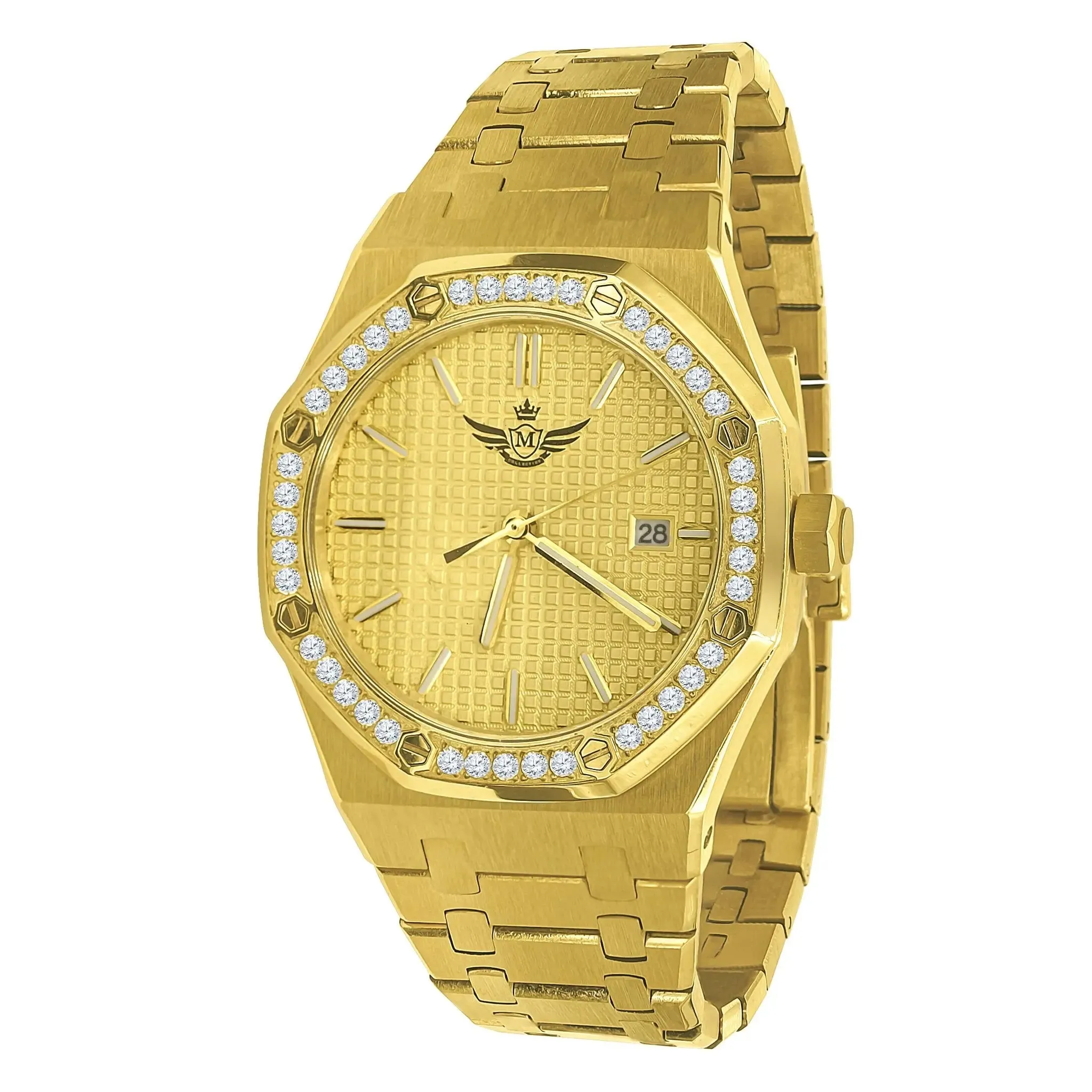 Opulent Gold Chronograph Timepiece | 530442