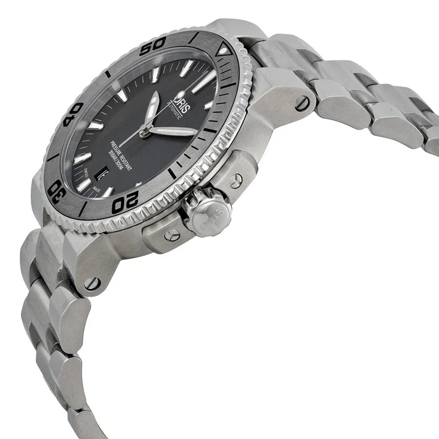Oris Aquis Date Dark Grey Dial Stainless Steel Men's Watch 733-7653-4153MB 01 733 7653 4153-07 8 26 01PEB