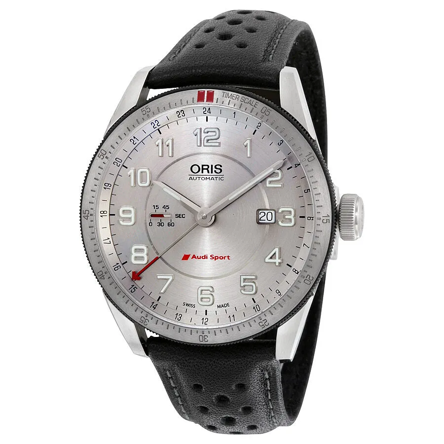 Oris Artix Audi Sport GMT Automatic Silver Dial Men's Watch 747-7701-4461LS 01 747 7701 4461-07 5 22 87FCS