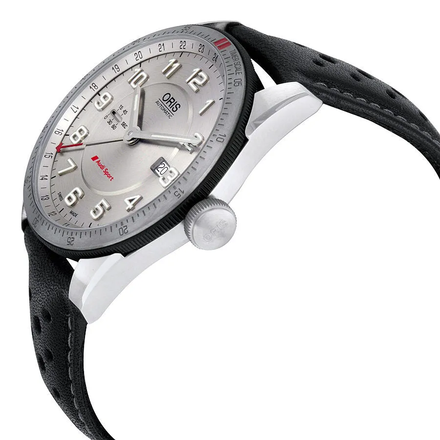 Oris Artix Audi Sport GMT Automatic Silver Dial Men's Watch 747-7701-4461LS 01 747 7701 4461-07 5 22 87FCS