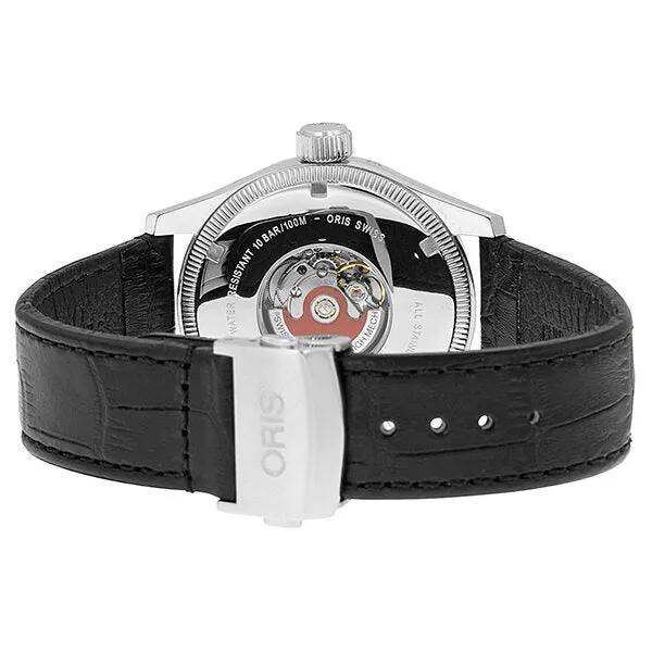 Oris Big Crown Complication Automatic Silver Dial Black Rubber Strap Men's Watch 582-7678-4061RS