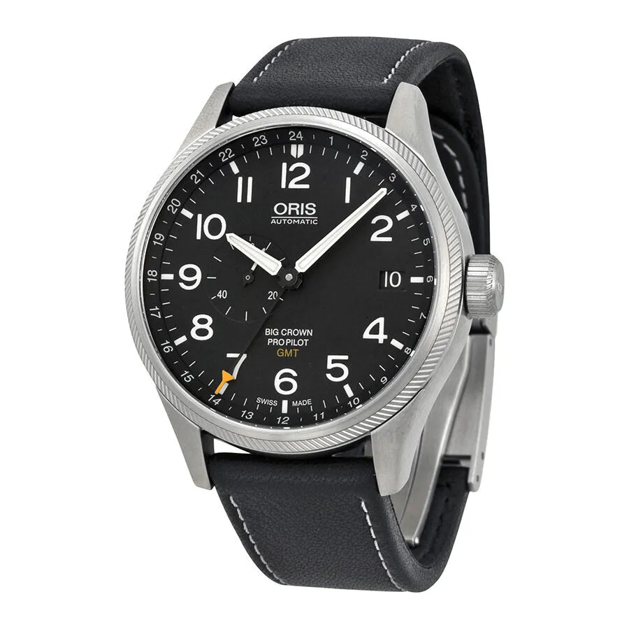 Oris Big Crown ProPilot GMT Automatic Black Dial Men's Watch 748-7710-4164LS 01 748 7710 4164-07 5 22 19FC
