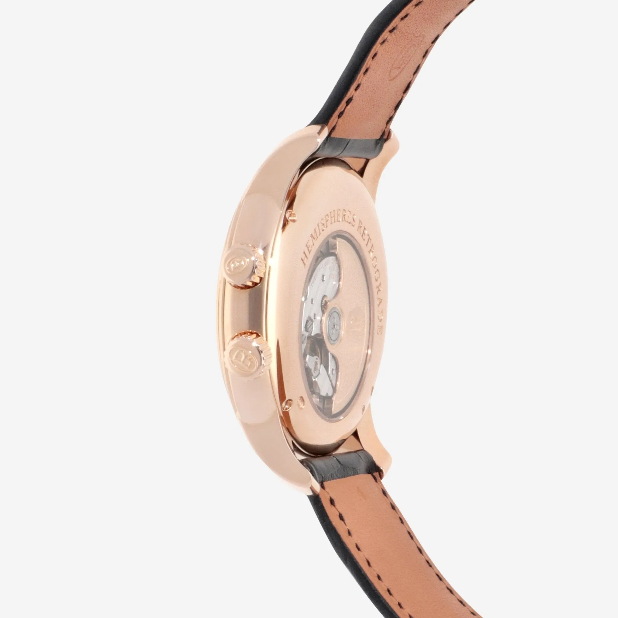 Parmigiani Fleurier Toric Hemispheres Retrograde 18K Rose Gold Automatic Men's Watch PFC493-1002400-HA1442