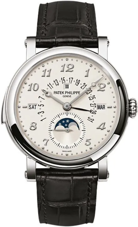 Patek Philippe Grand Complications Perpetual Automatic White Dial Men's Watch 5213G-001