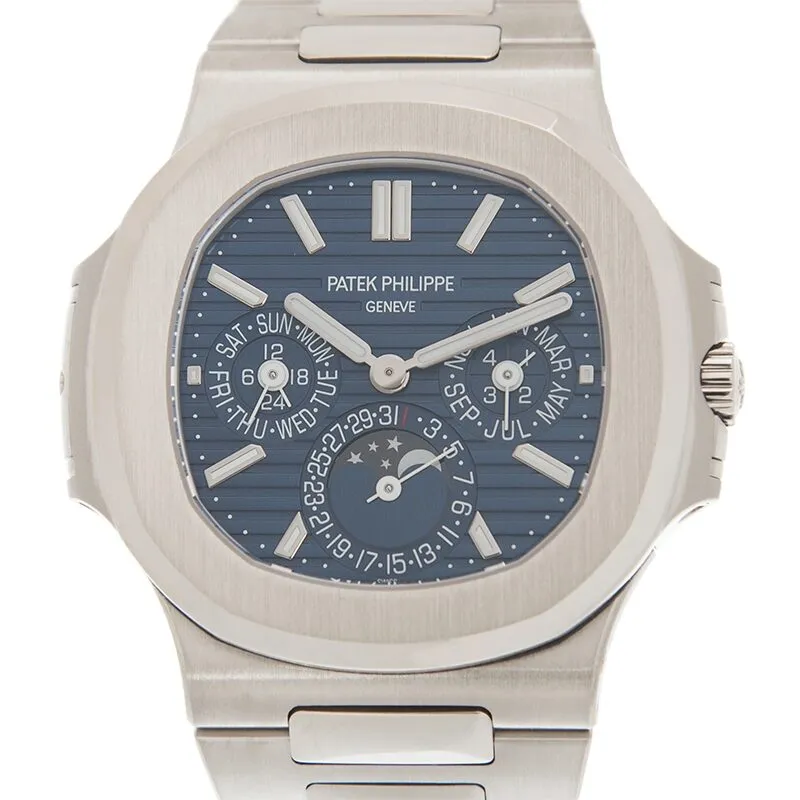 Patek Philippe Nautilus Perpetual Automatic Blue Dial Men's Watch 5740/1G-001