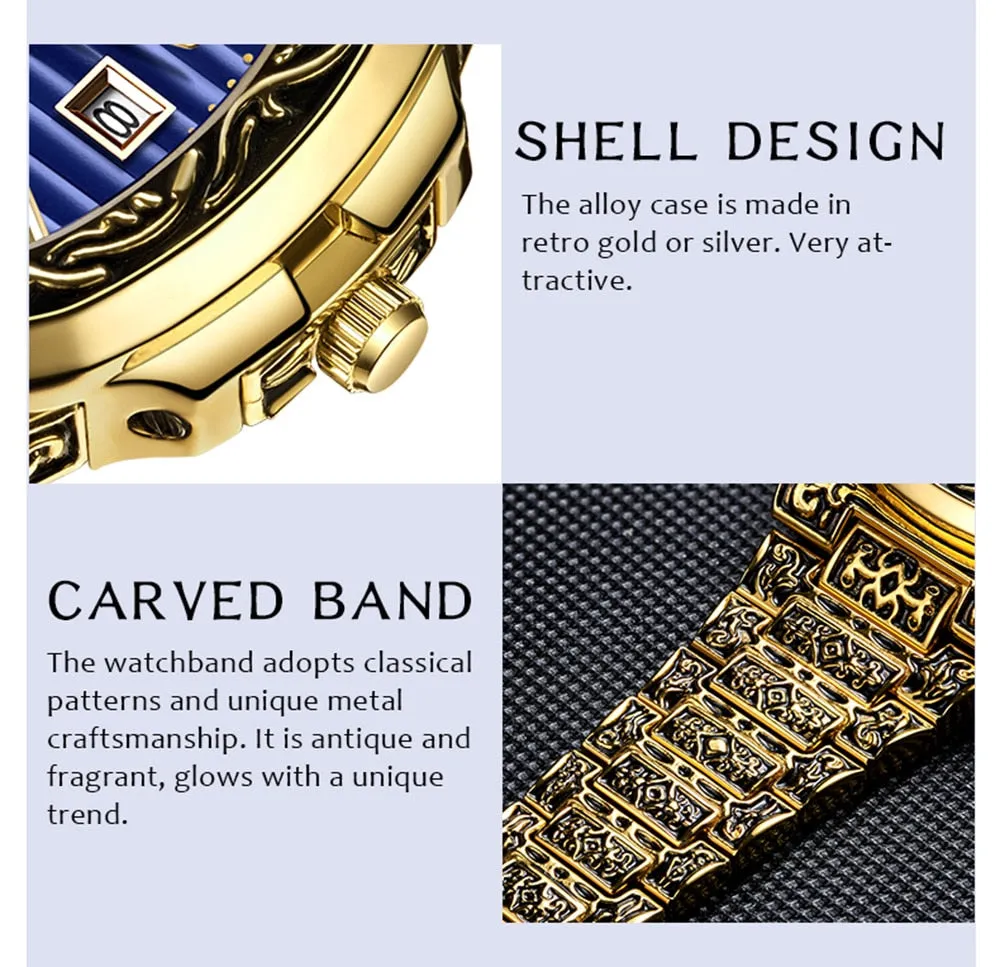 Peter Men luxury Retro Watch