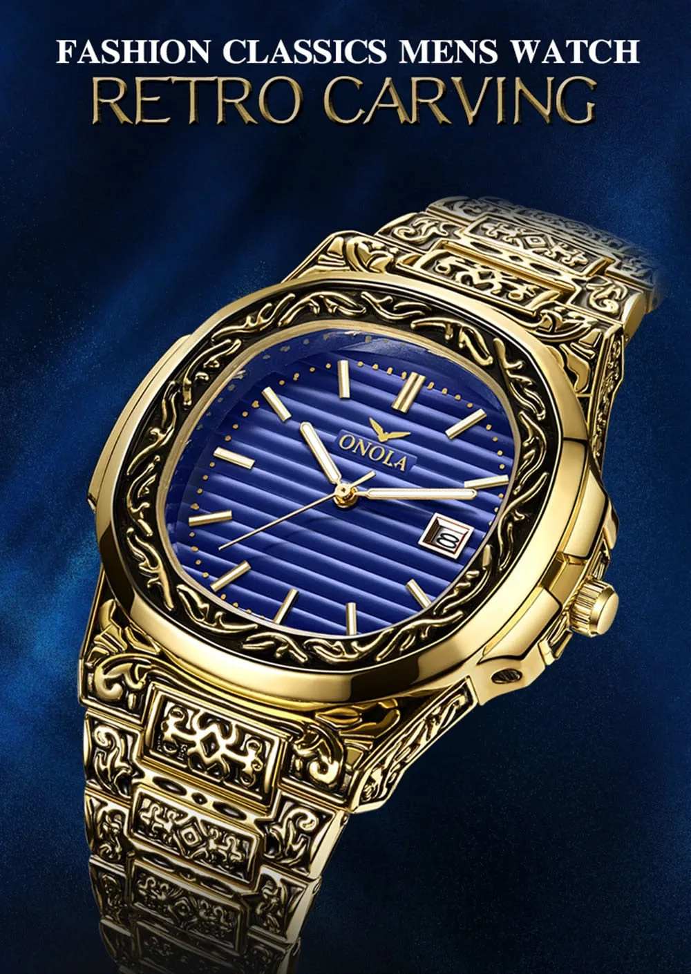 Peter Men luxury Retro Watch