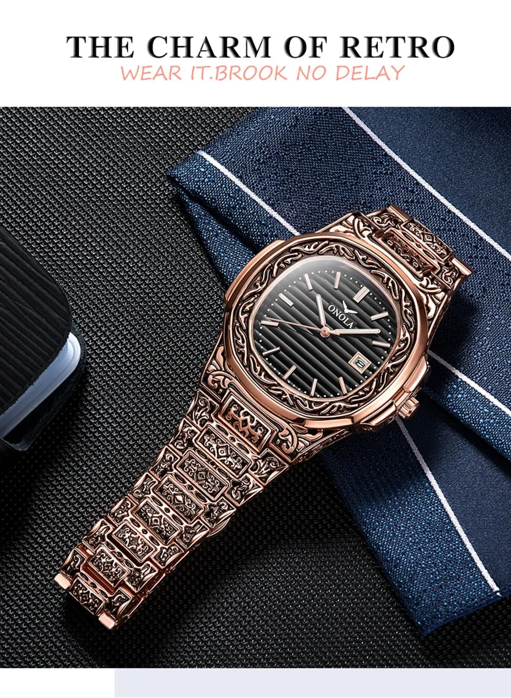 Peter Men luxury Retro Watch